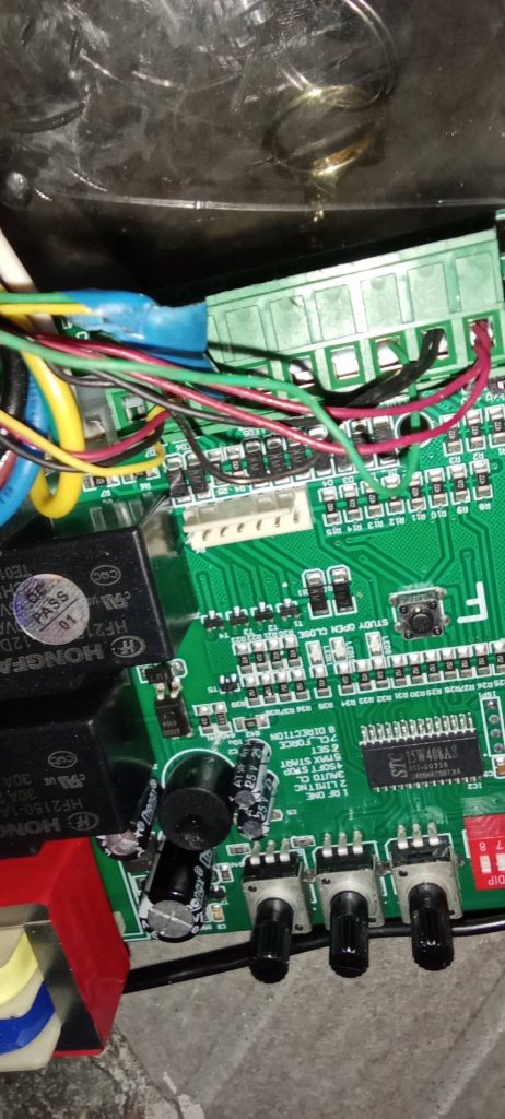 แผงวงจรมอเตอร์ประตูรีโมท