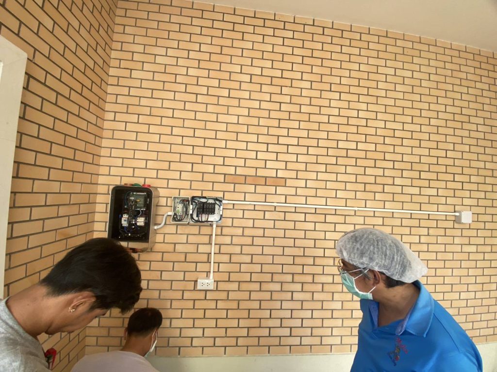 งานติดตั้ง EV Charger