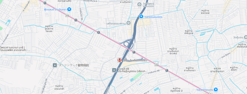 แนวถนนรามอินทรา