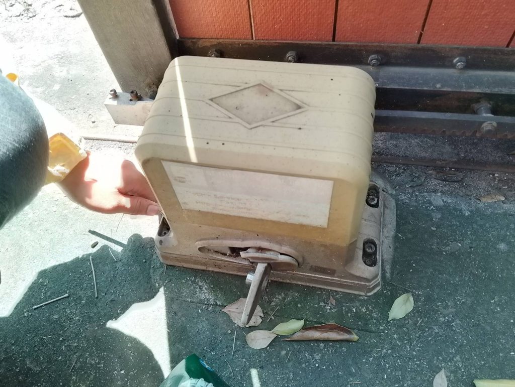 มอเตอร์ประตูรีโมทเก่า