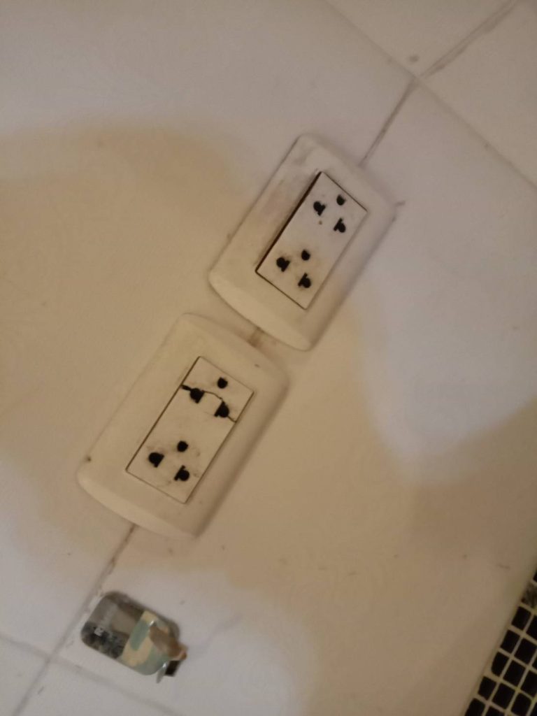 ตรวจพบจุดที่มีไฟรั่ว