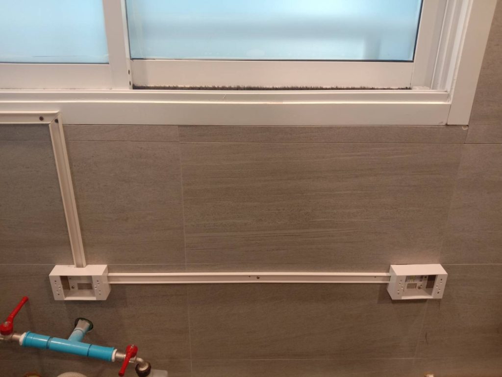 งานเดินรางติดตั้งปลั๊กไฟ