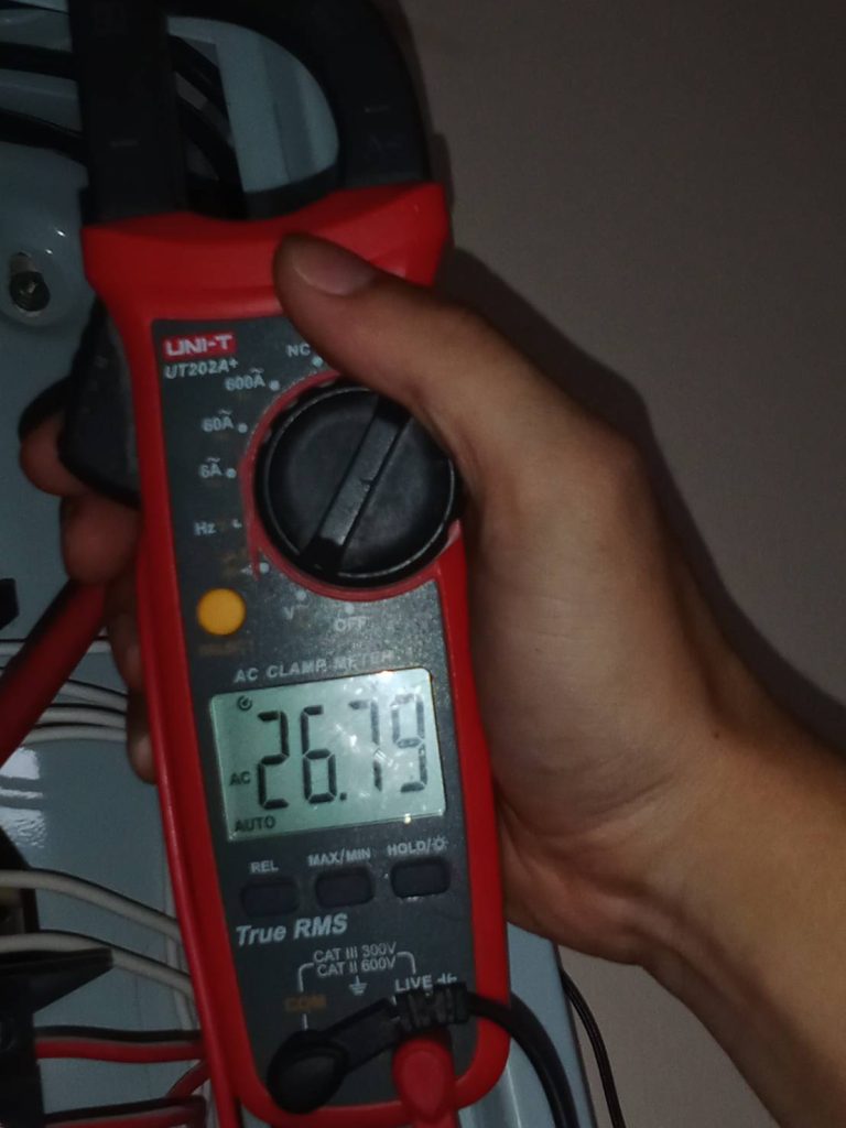 วัดไฟตู้โหลดเซ็นเตอร์