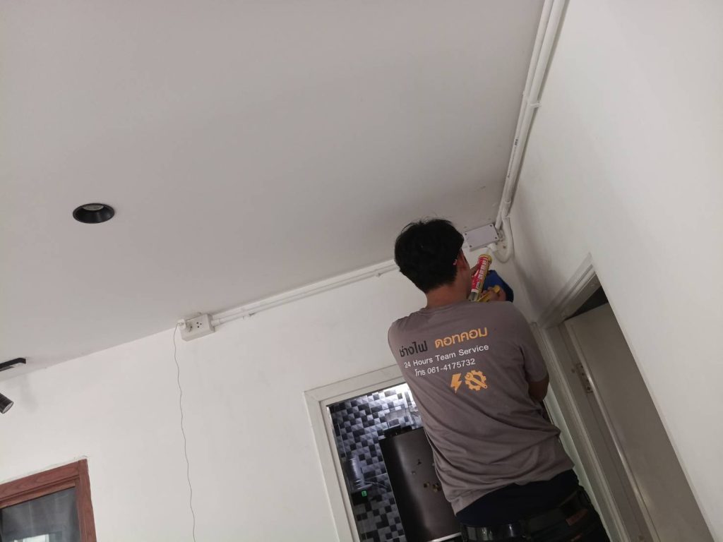 ยิงซิลิโคนเก็บงาน