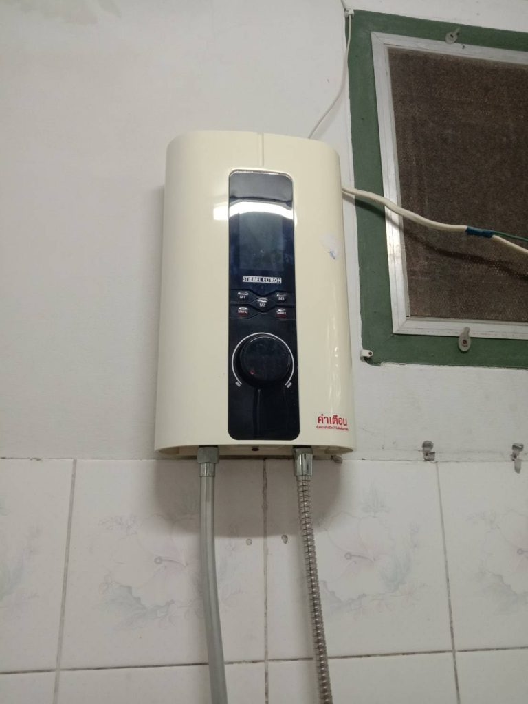 ตรวจเช็กสายไฟเครื่องทำน้ำอุ่น