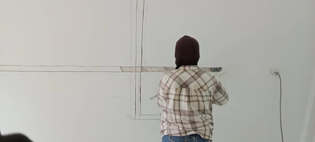 กรีนปูนฝังสายไฟ