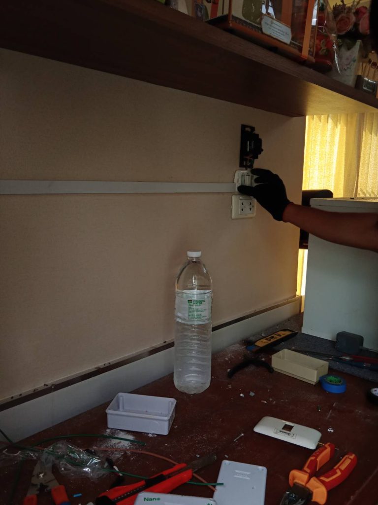 งานติดตั้งสายไฟ