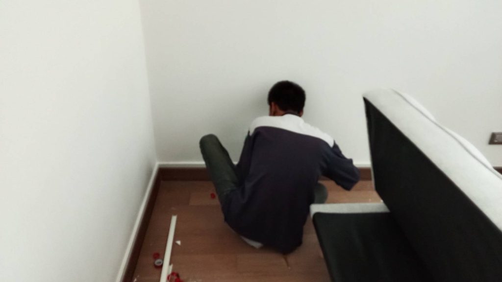 ติดตั้งรางสายไฟ