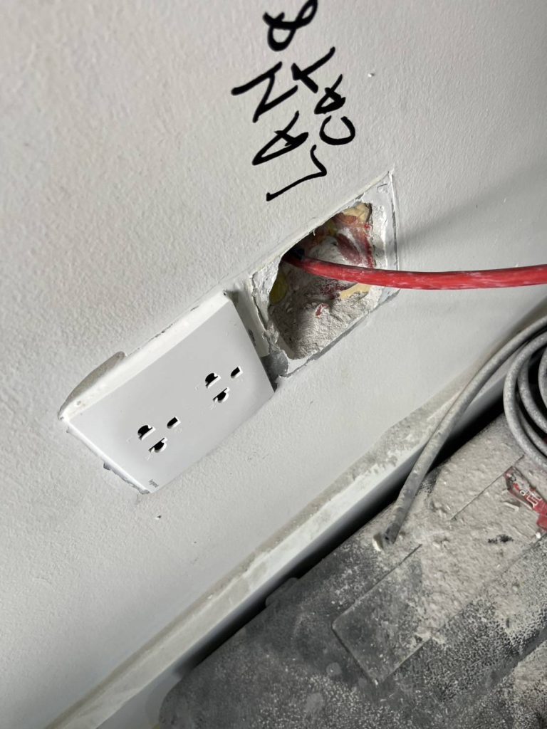 จุดติดตั้งสายlan