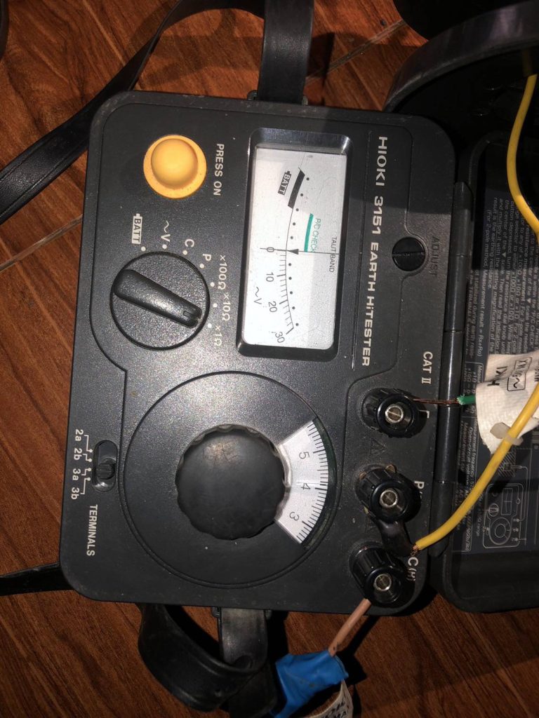 วัดค่าต้านทานสายดิน