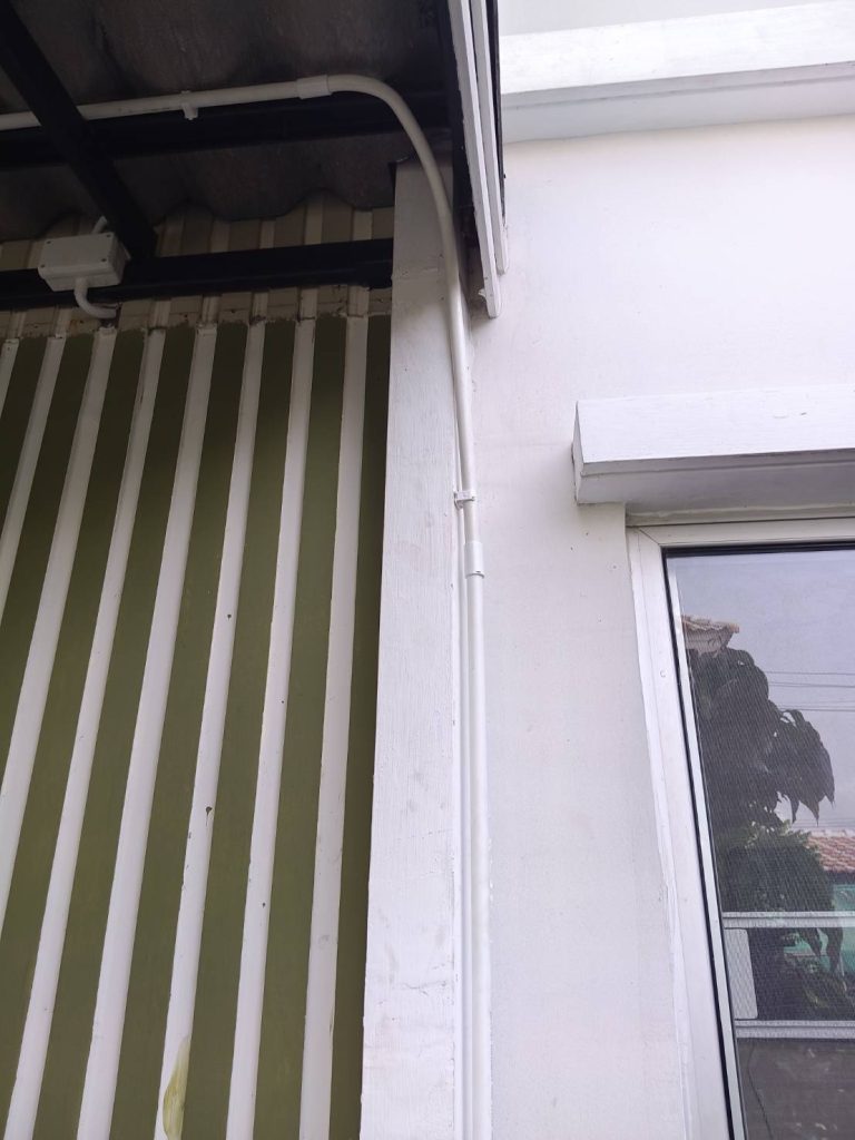 แนวท่อสายกราวด์