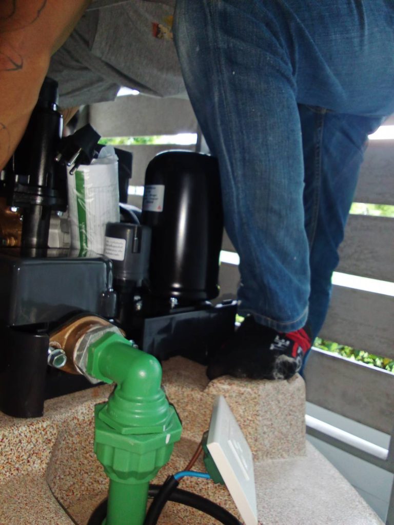 ติดตั้งปั๊มน้ำ