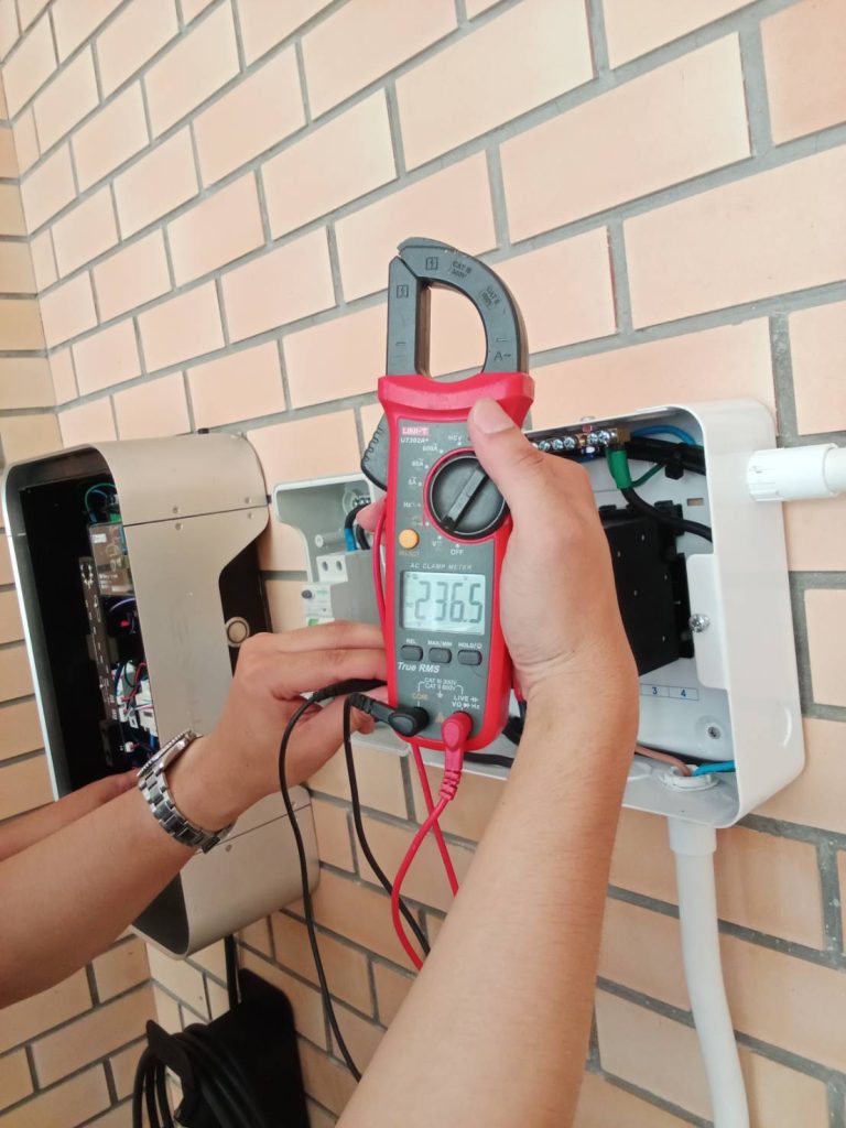 ตรวจเช็กหลังการติดตั้ง