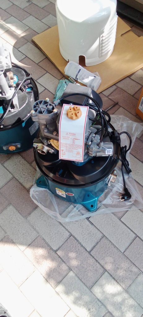 ปั๊มน้ำใหม่แกะกล่อง