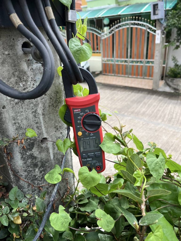 คล้องวัดกระแสหน้ามิเตอร์