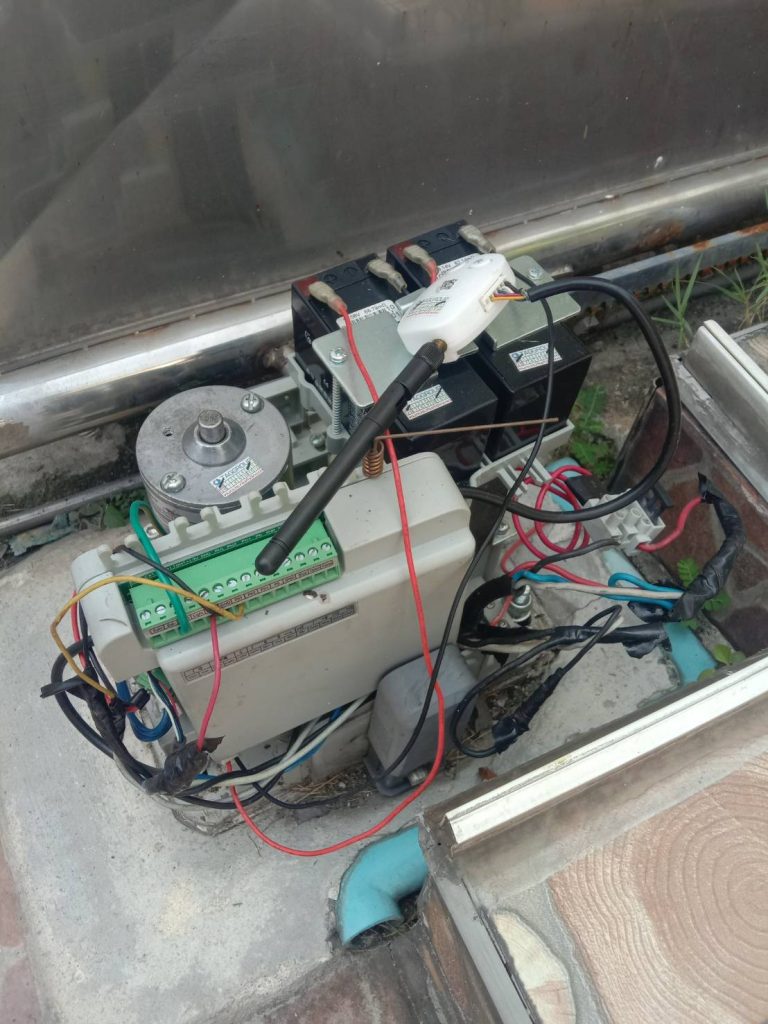 ติดตั้งมอเตอร์ประตูรีโมท