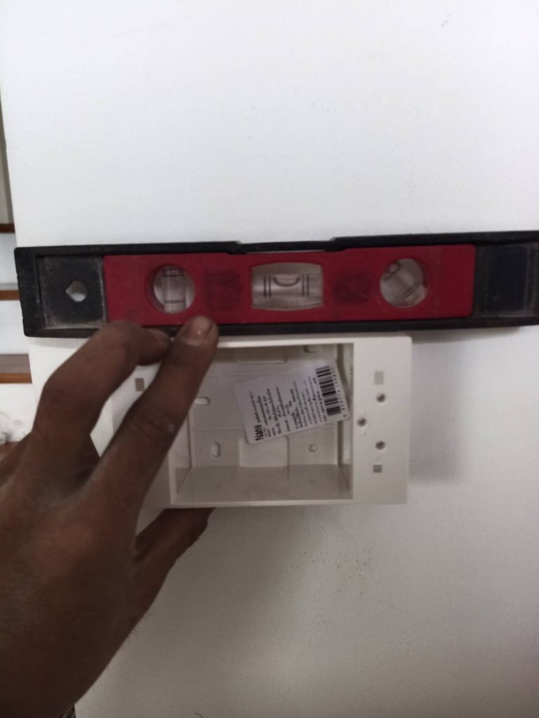 วัดความเอียงก่อนการติดตั้ง