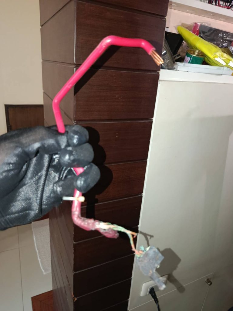 สายเชื่อมต่อ ไหม้