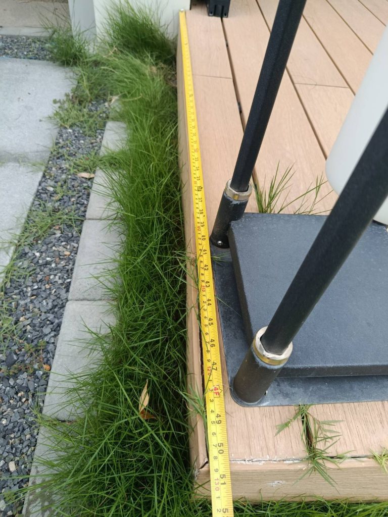 วัดระยะเตรียมติดตั้ง