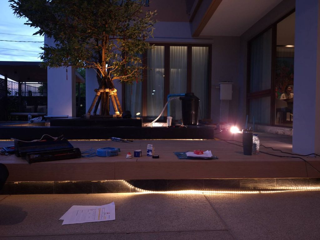 งานติดตั้งไฟledตกแต่งบ้าน