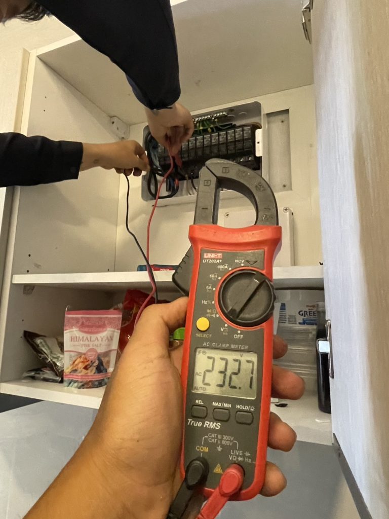 ตรวจเช็กหลังการติดตั้ง