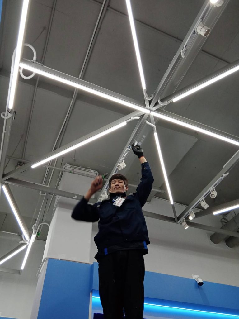 งานติดตั้งไฟแสงสว่าง