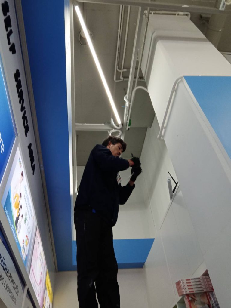 งานติดตั้งไฟแสงสว่าง