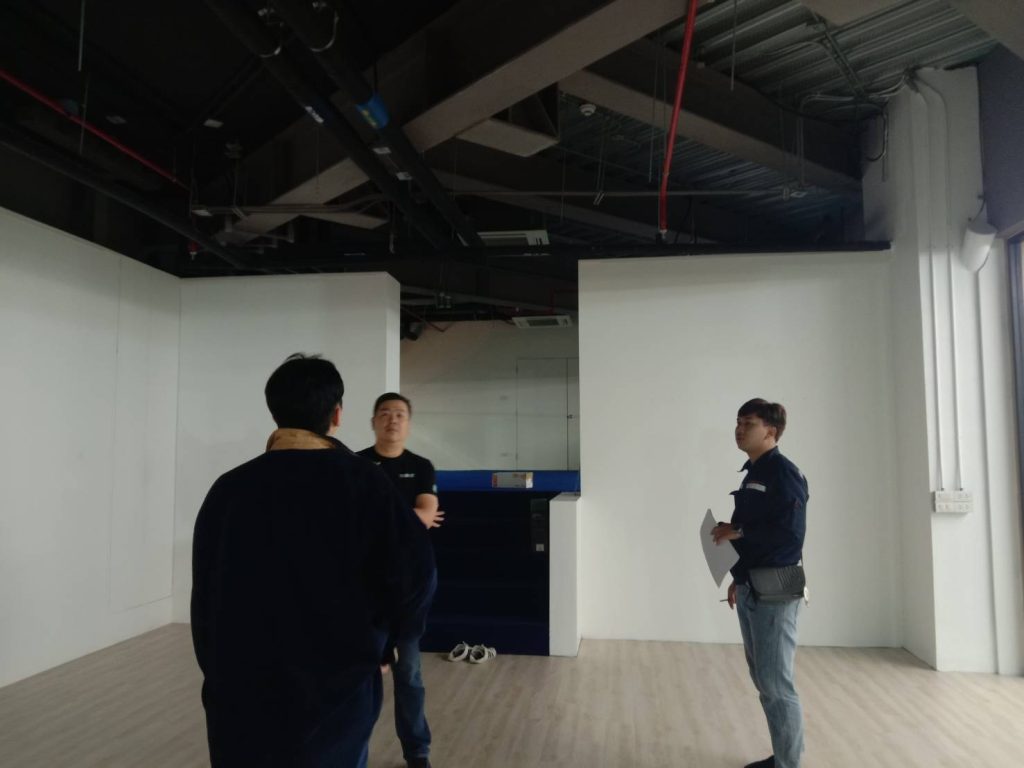 ช่างไฟฟ้าเข้าประเมินหน้างาน