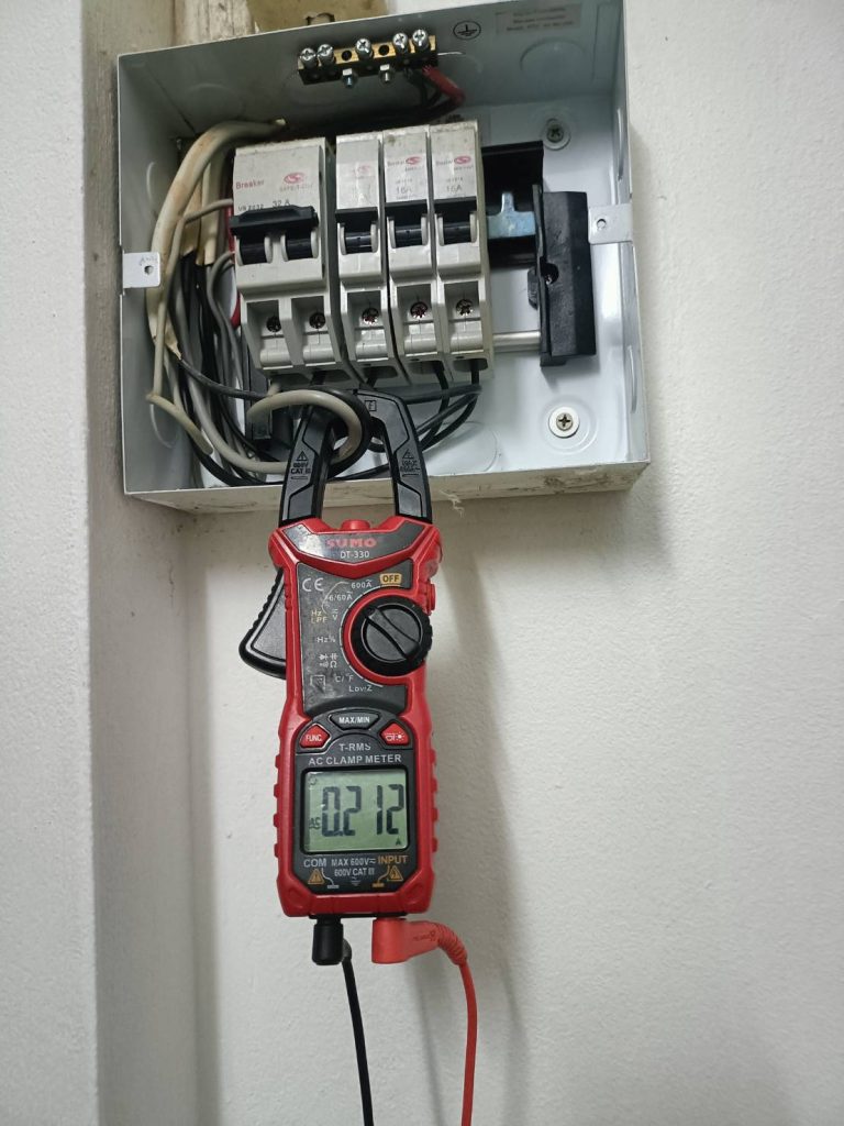 วัดไฟตู้คอนซูมเมอร์