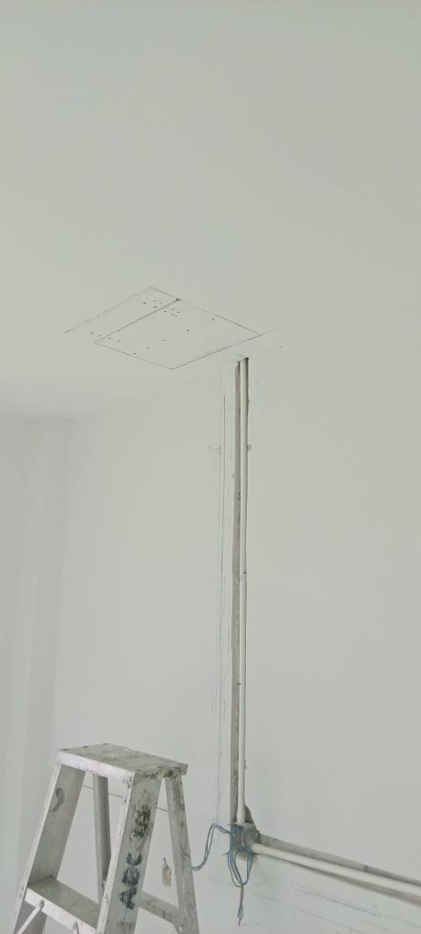 งานติดตั้งแบบฝังผนัง