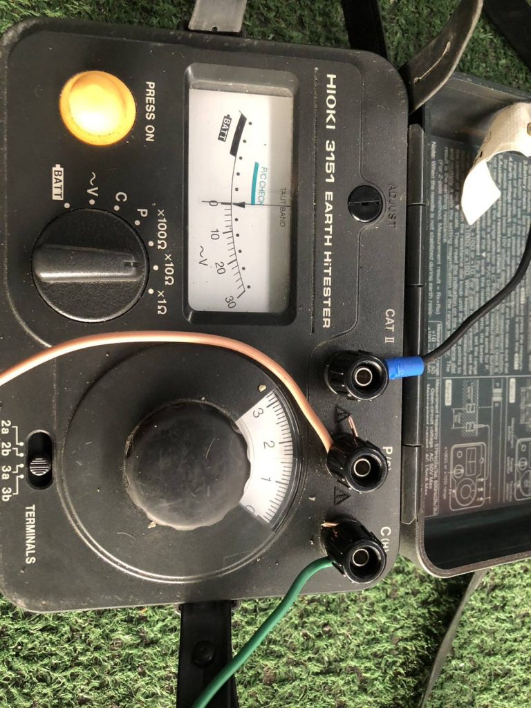 วัดค่าความต้านทานสายดิน