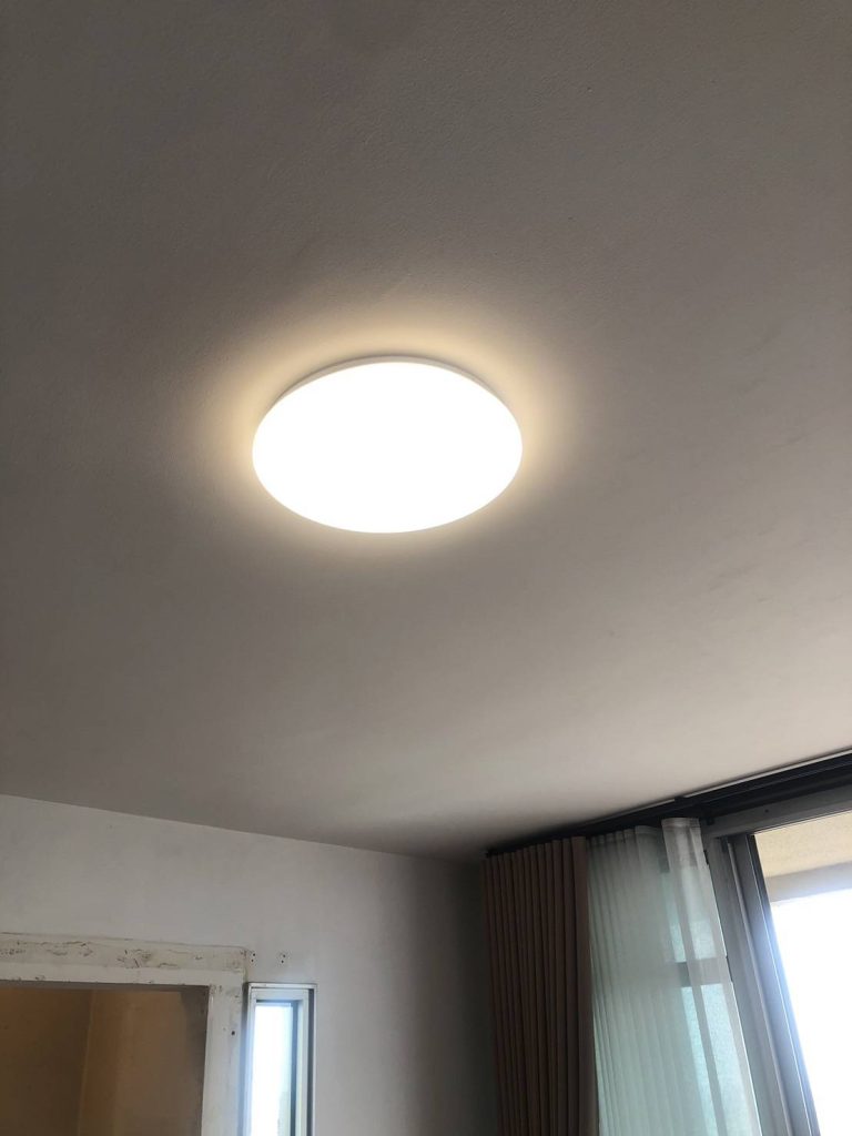 ติดตั้งไฟติดเพดาน