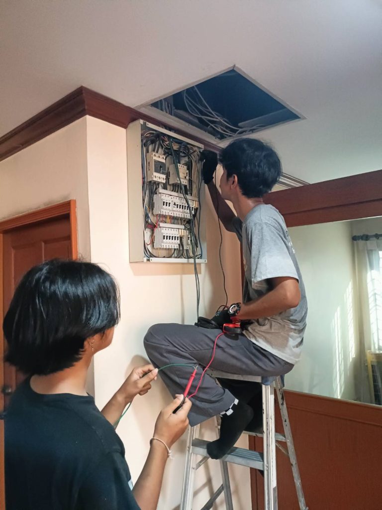 ติดตั้งตู้โหลด