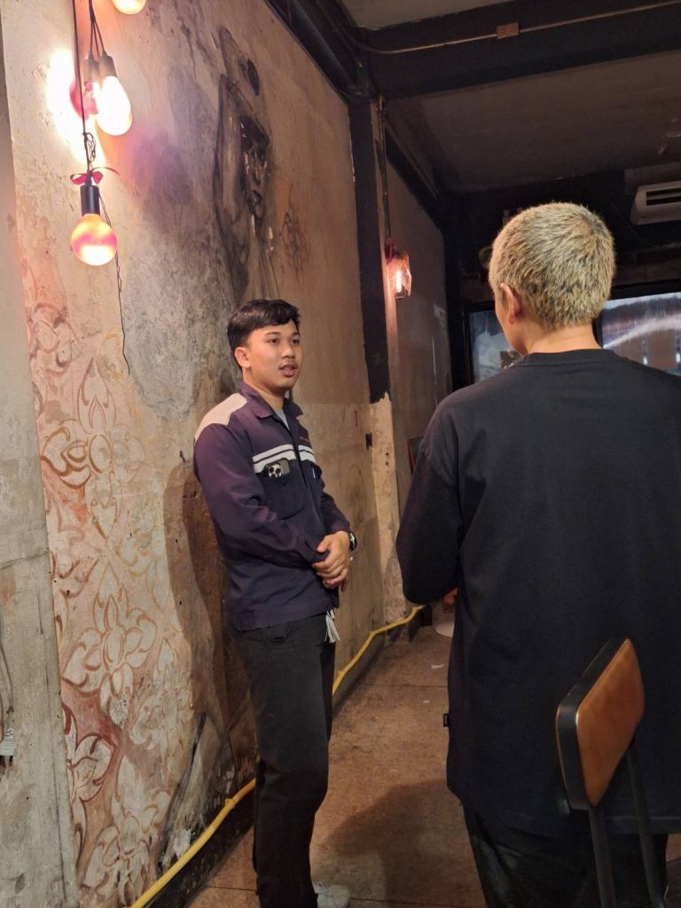 ตรวจเช็กหน้างานพร้อมให้คำแนะนำ