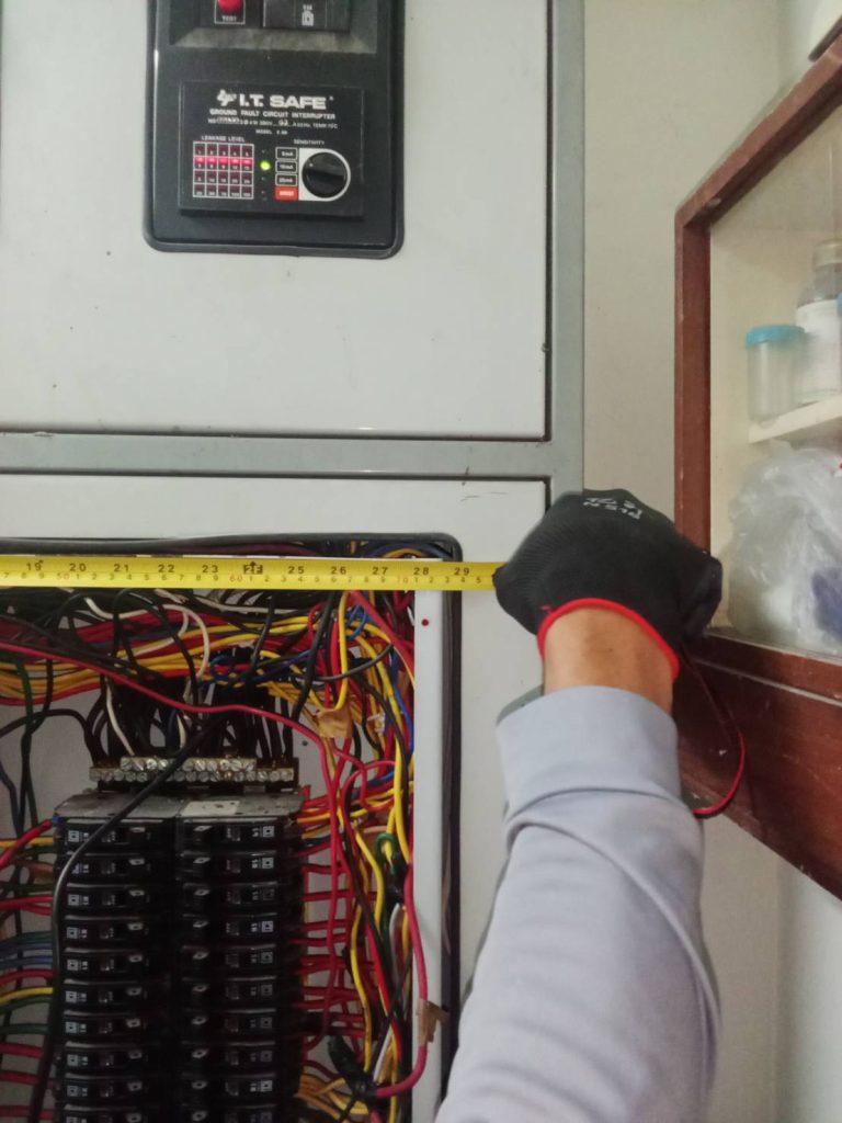 วัดระยะตู้โหลดเซ็นเตอร์