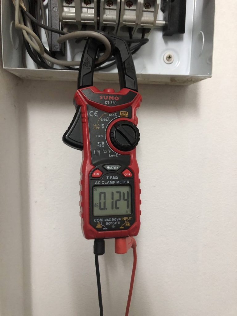 วัดไฟตู้คอนซูมเมอร์