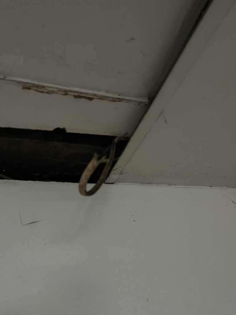 สายไฟใต้ฝ้า