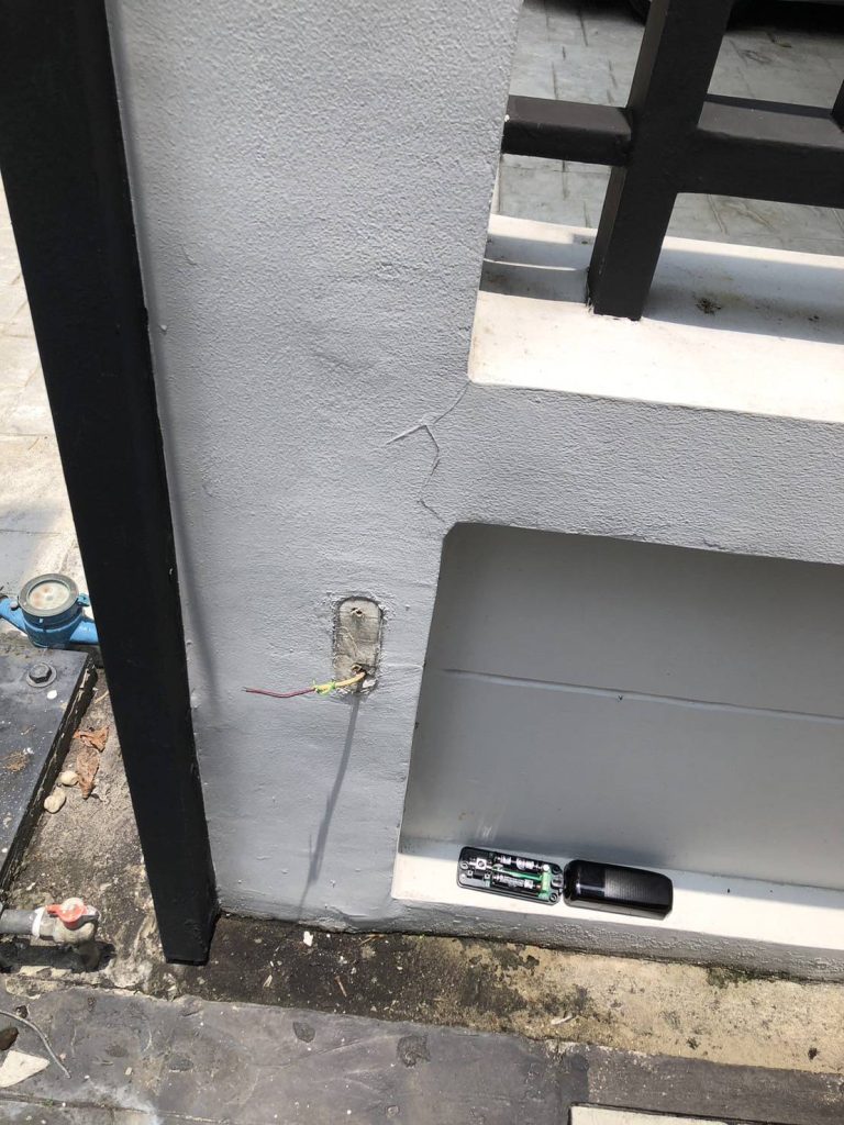 ติดตั้งเซ็นเซอร์กันหนีบ