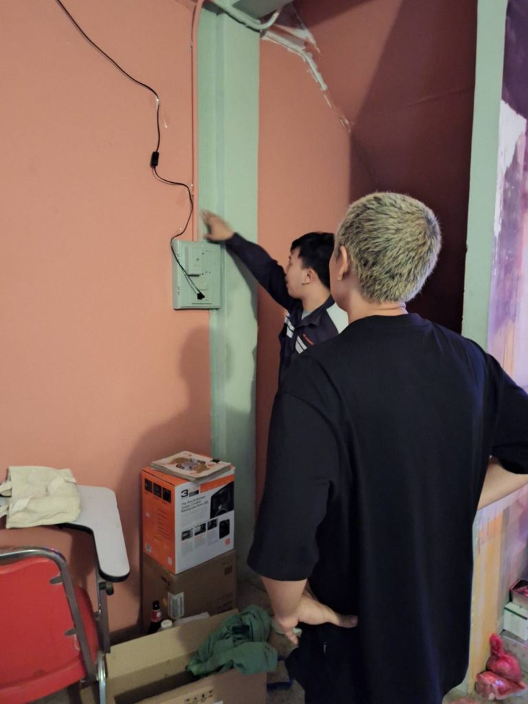 ตรวจเช็กหน้างานพร้อมให้คำแนะนำ