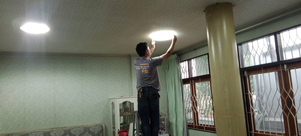 ติดตั้งไฟ LED