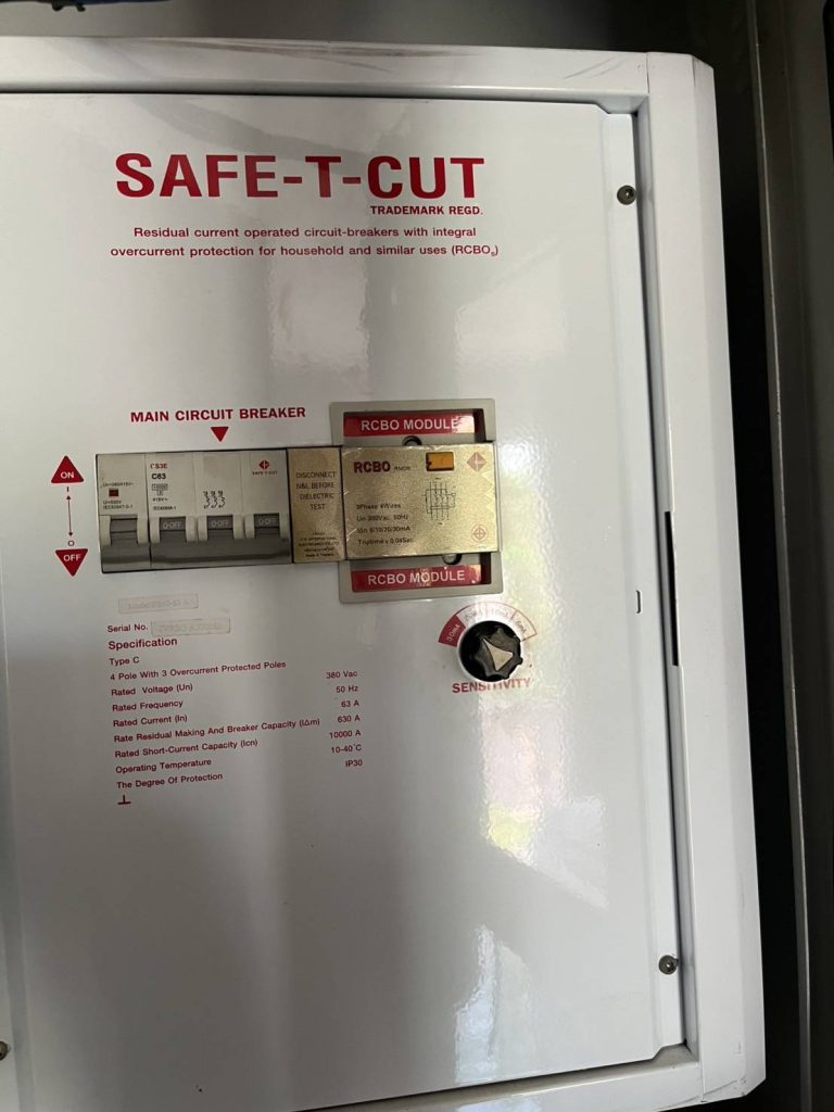 ตู้เซฟ-ที-คัท ป้องกันไฟรั่ว