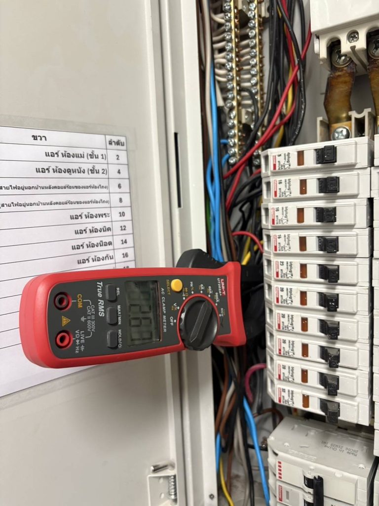 วัดไฟตู้โหลดเซ็นเตอร์