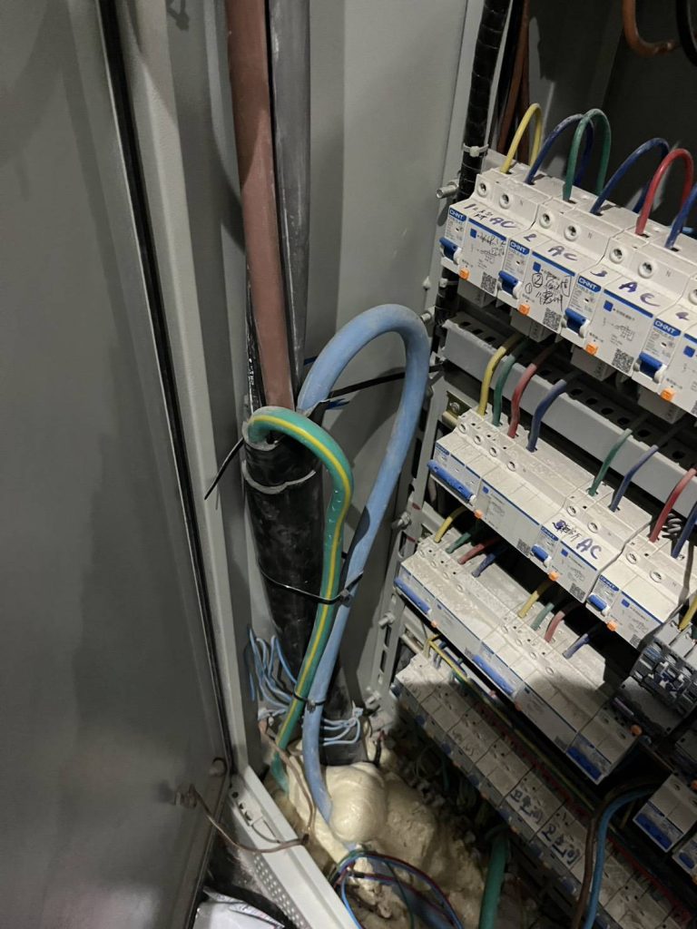 สายไฟตู้เมนไฟฟ้า