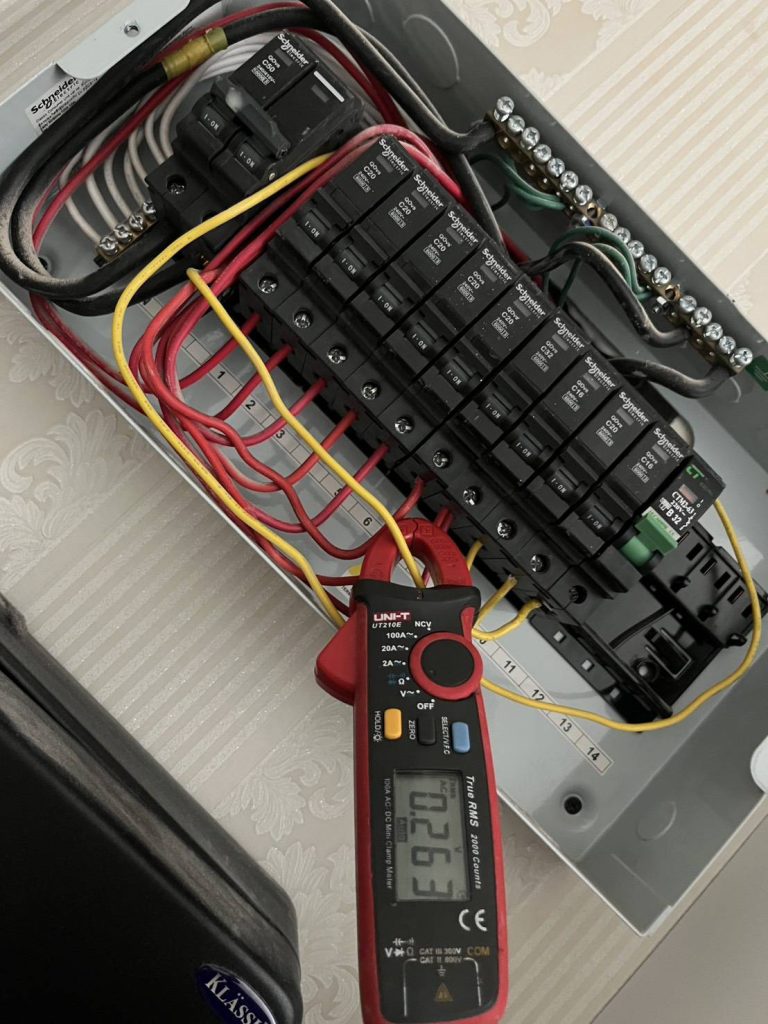 วัดไฟตู้คอนซูมเมอร์