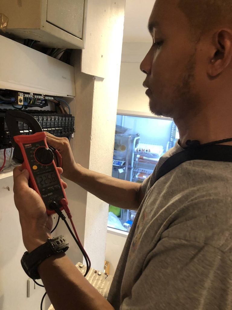 เช็กไฟหลังติดตั้ง