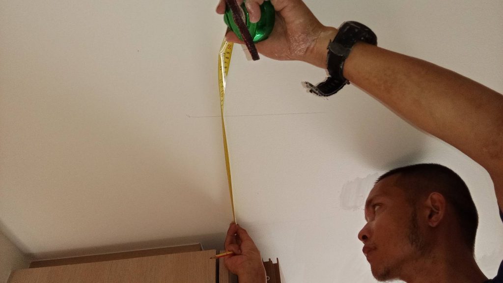 วัดแนวเดินสายไฟ