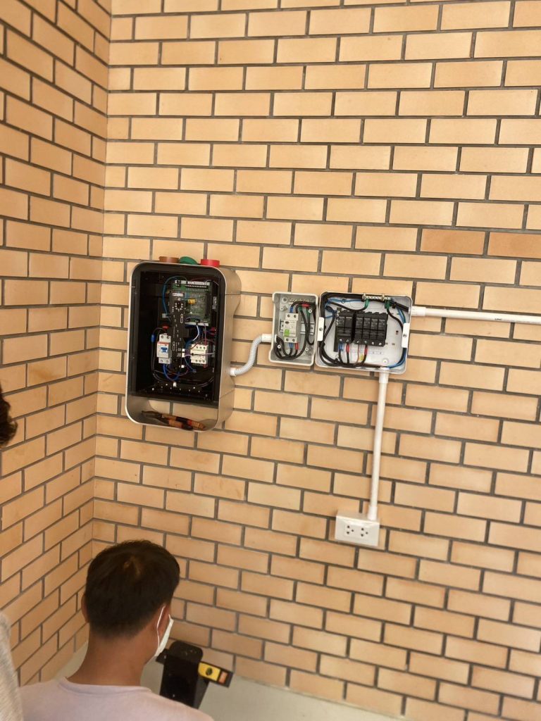 งานติดตั้ง EV Charger