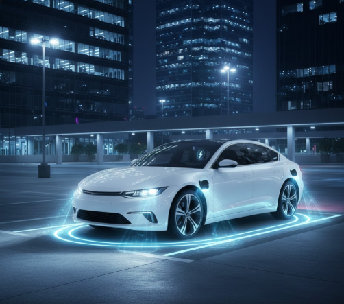 ชาร์ตรถไฟฟ้าไร้สาย