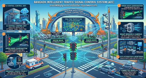 ระบบไฟสัญญาณจราจรอัจฉริยะ